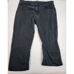 Lucky Brand 121 Slim Straight‎ Jeans Mens 38 30 Black Stretch Comfort Trousers
